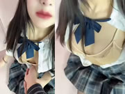 頂級模特譚小靈短裙黑絲